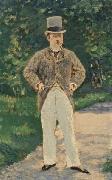 Edouard Manet Portrait de Monsieur Brun oil on canvas